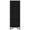 vidaXL Bookcase Black 50x31x137.5 cm Engineered Wood