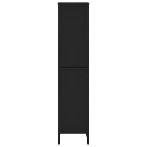 vidaXL Bookcase Black 50x31x137.5 cm Engineered Wood