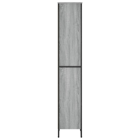 vidaXL Bookcase Grey Sonoma 50x31x169 cm Engineered Wood