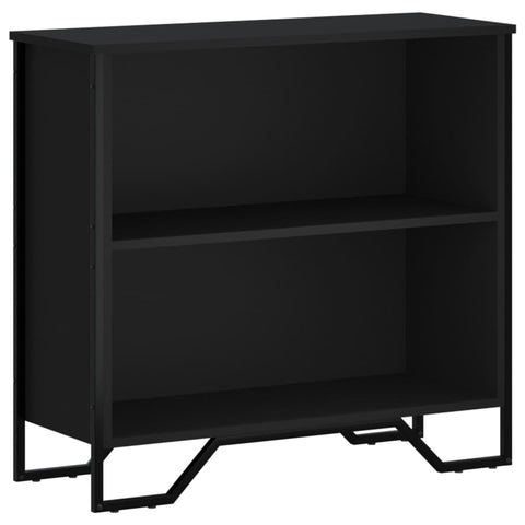 vidaXL Bookcase Black 80x31x74.5 cm Engineered Wood