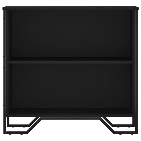 vidaXL Bookcase Black 80x31x74.5 cm Engineered Wood