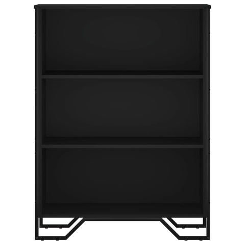 vidaXL Bookcase Black 80x31x106 cm Engineered Wood