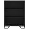 vidaXL Bookcase Black 80x31x106 cm Engineered Wood