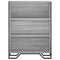 vidaXL Bookcase Grey Sonoma 80x31x106 cm Engineered Wood