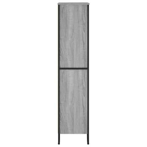 vidaXL Bookcase Grey Sonoma 80x31x137.5 cm Engineered Wood
