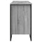 vidaXL Bathroom Sink Cabinet Grey Sonoma 91x35x60 cm Engineered Wood
