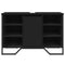 vidaXL Bathroom Sink Cabinet Black 91x35x60 cm Engineered Wood