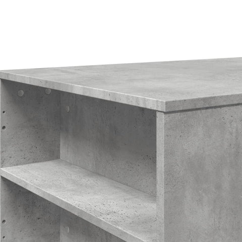 vidaXL Coffee Table Concrete Grey 102x55x42 cm Engineered Wood