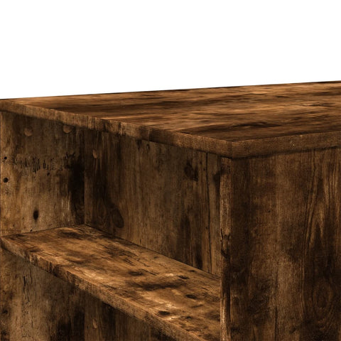 vidaXL Coffee Table Smoked Oak 102x55x42 cm Engineered Wood
