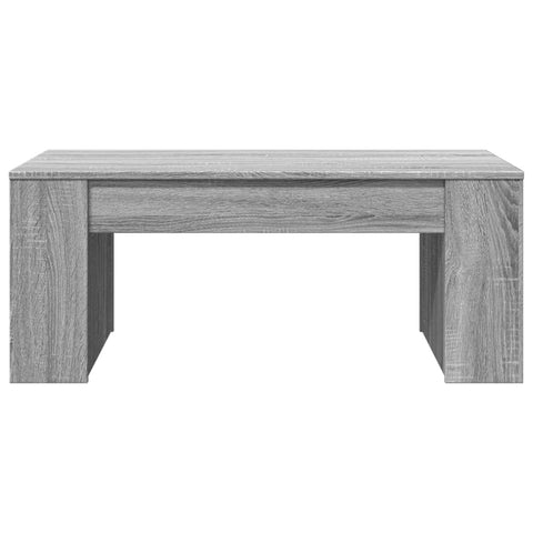 vidaXL Coffee Table Grey Sonoma 102x55x42 cm Engineered Wood