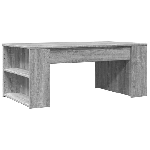 vidaXL Coffee Table Grey Sonoma 102x55x42 cm Engineered Wood