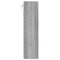 vidaXL Vitrine Cabinet Grey Sonoma 100x15x58 cm Engineered Wood
