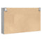 vidaXL Vitrine Cabinet Grey Sonoma 100x15x58 cm Engineered Wood