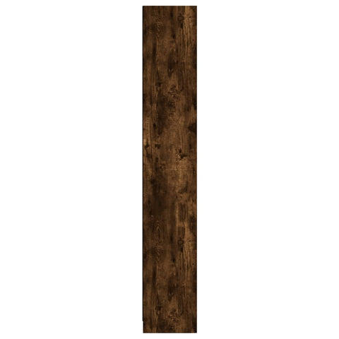 vidaXL Bookcase Smoked Oak 57x28.5x174 cm Engineered Wood