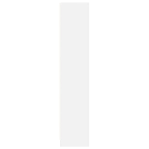 vidaXL Bookcase White 57x28.5x141 cm Engineered Wood