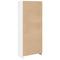 vidaXL Bookcase White 57x28.5x141 cm Engineered Wood