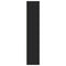 vidaXL Bookcase Black 57x28.5x141 cm Engineered Wood