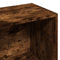 vidaXL Bookcase Smoked Oak 57x28.5x141 cm Engineered Wood
