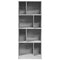 vidaXL Bookcase Grey Sonoma 57x28.5x141 cm Engineered Wood