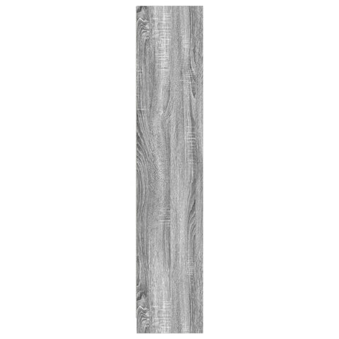 vidaXL Bookcase Grey Sonoma 57x28.5x141 cm Engineered Wood