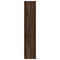 vidaXL Bookcase Brown Oak 57x28.5x141 cm Engineered Wood