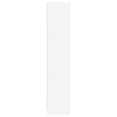 vidaXL Bookcase White 57x28.5x107.5 cm Engineered Wood
