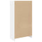 vidaXL Bookcase White 57x28.5x107.5 cm Engineered Wood