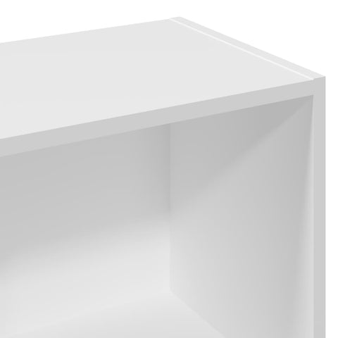 vidaXL Bookcase White 57x28.5x107.5 cm Engineered Wood