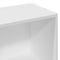 vidaXL Bookcase White 57x28.5x107.5 cm Engineered Wood