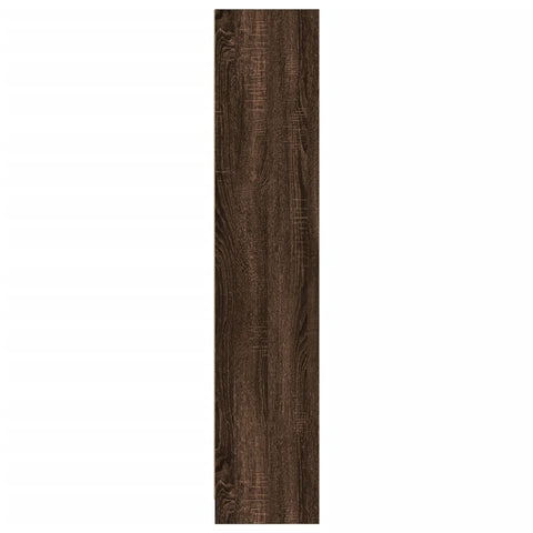 vidaXL Bookcase Brown Oak 57x28.5x107.5 cm Engineered Wood