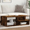 vidaXL Coffee Table Smoked Oak 102x55x35 cm Engineered Wood