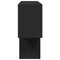 vidaXL Wall Shelf Black 100x20x53 cm Engineered Wood