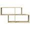 vidaXL Wall Shelf Sonoma Oak 100x20x53 cm Engineered Wood