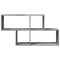 vidaXL Wall Shelf Concrete Grey 100x20x53 cm Engineered Wood