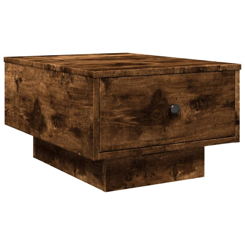 vidaXL Coffee Table Smoked Oak 60x45x31 cm Engineered Wood