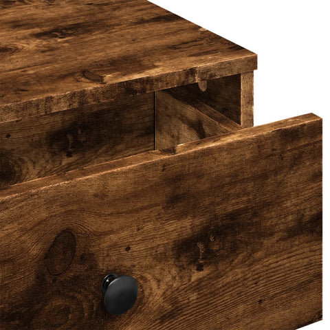 vidaXL Coffee Table Smoked Oak 60x45x31 cm Engineered Wood