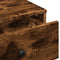 vidaXL Coffee Table Smoked Oak 60x45x31 cm Engineered Wood