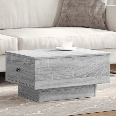 vidaXL Coffee Table Grey Sonoma 60x45x31 cm Engineered Wood