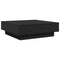 vidaXL Coffee Table Black 90x90x28 cm Engineered Wood