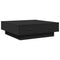 vidaXL Coffee Table Black 90x90x28 cm Engineered Wood