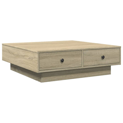 vidaXL Coffee Table Sonoma Oak 90x90x28 cm Engineered Wood