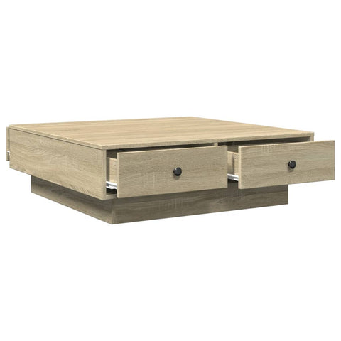 vidaXL Coffee Table Sonoma Oak 90x90x28 cm Engineered Wood