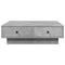 vidaXL Coffee Table Concrete Grey 90x90x28 cm Engineered Wood