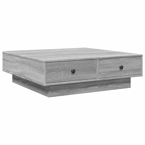 vidaXL Coffee Table Grey Sonoma 90x90x28 cm Engineered Wood