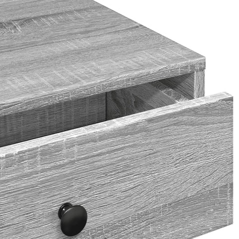 vidaXL Coffee Table Grey Sonoma 90x90x28 cm Engineered Wood