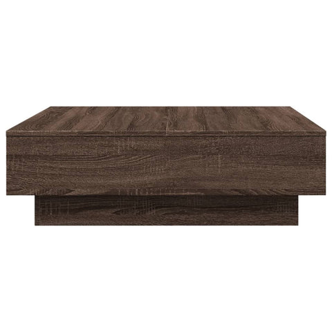 vidaXL Coffee Table Brown oak 90x90x28 cm Engineered Wood
