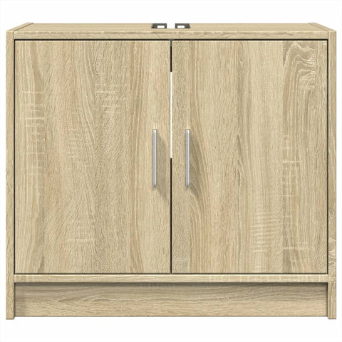 vidaXL Sink Cabinet Sonoma Oak 63x29x55 cm Engineered Wood