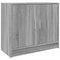 vidaXL Sink Cabinet Grey Sonoma 63x29x55 cm Engineered Wood