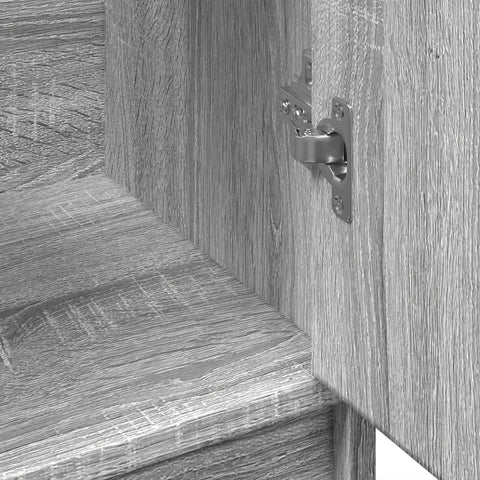 vidaXL Sink Cabinet Grey Sonoma 63x29x55 cm Engineered Wood