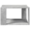 vidaXL Coffee Table Concrete Grey 51.5x51.5x30 cm Engineered Wood